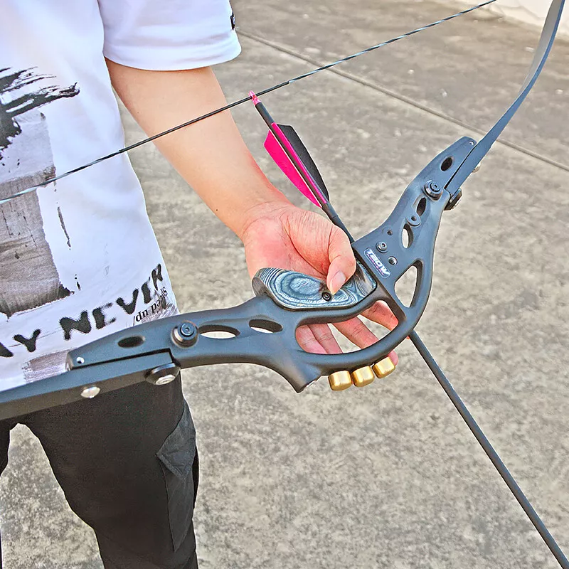 JUNXING B1 62" ILF Hunting Recurve Bow 19'' Riser 30-60lbs 