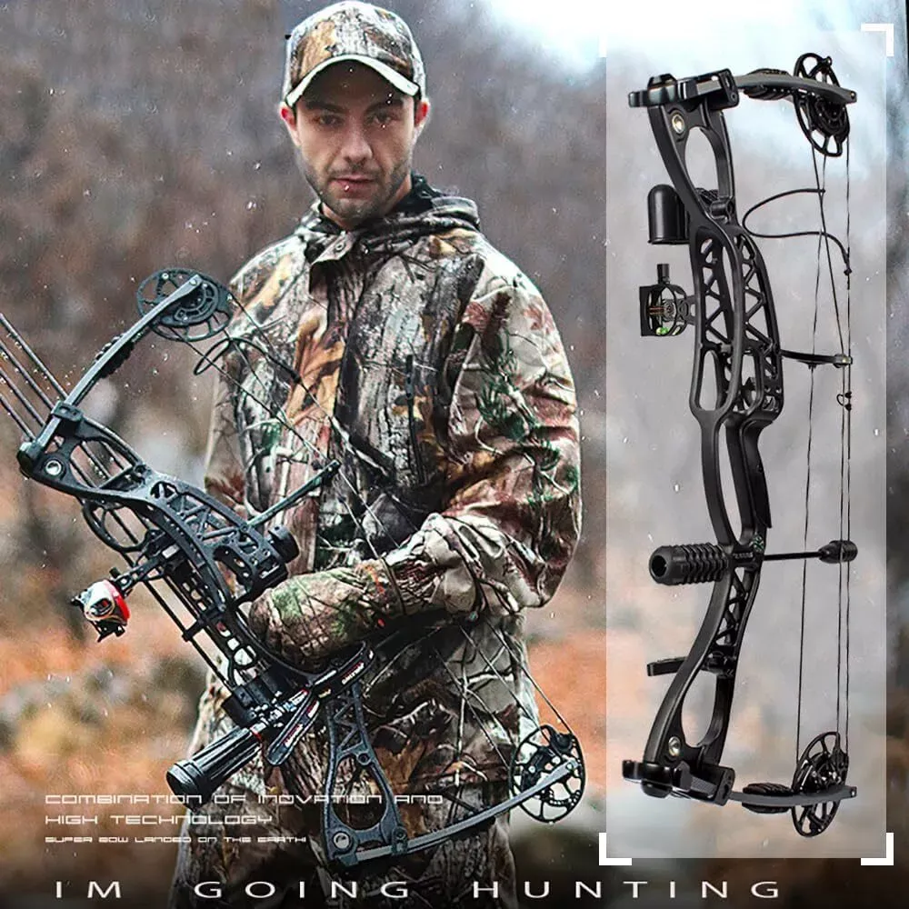 JUNXING M126 CAESAR Compound Bow Kit 0-70lbs RH LH