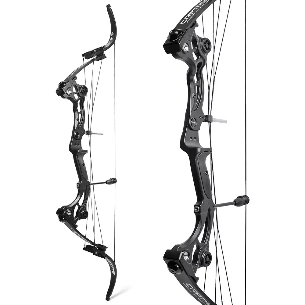 JUNXING F164 Compound Bow Set 40-55lbs Adjustable 320FPS  Bow Hunting Fishing