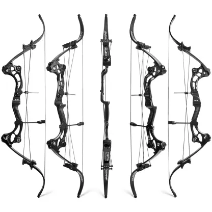 JUNXING F164 Compound Bow Set 40-55lbs Adjustable 320FPS  Bow Hunting Fishing