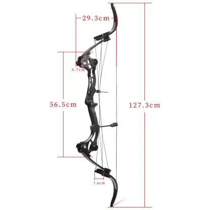 JUNXING F164 Compound Bow Set 40-55lbs Adjustable 320FPS  Bow Hunting Fishing