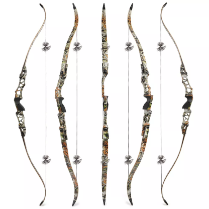 JUNXING F166 Archery Recurve Bow  30-60lbs 21 Bow Riser