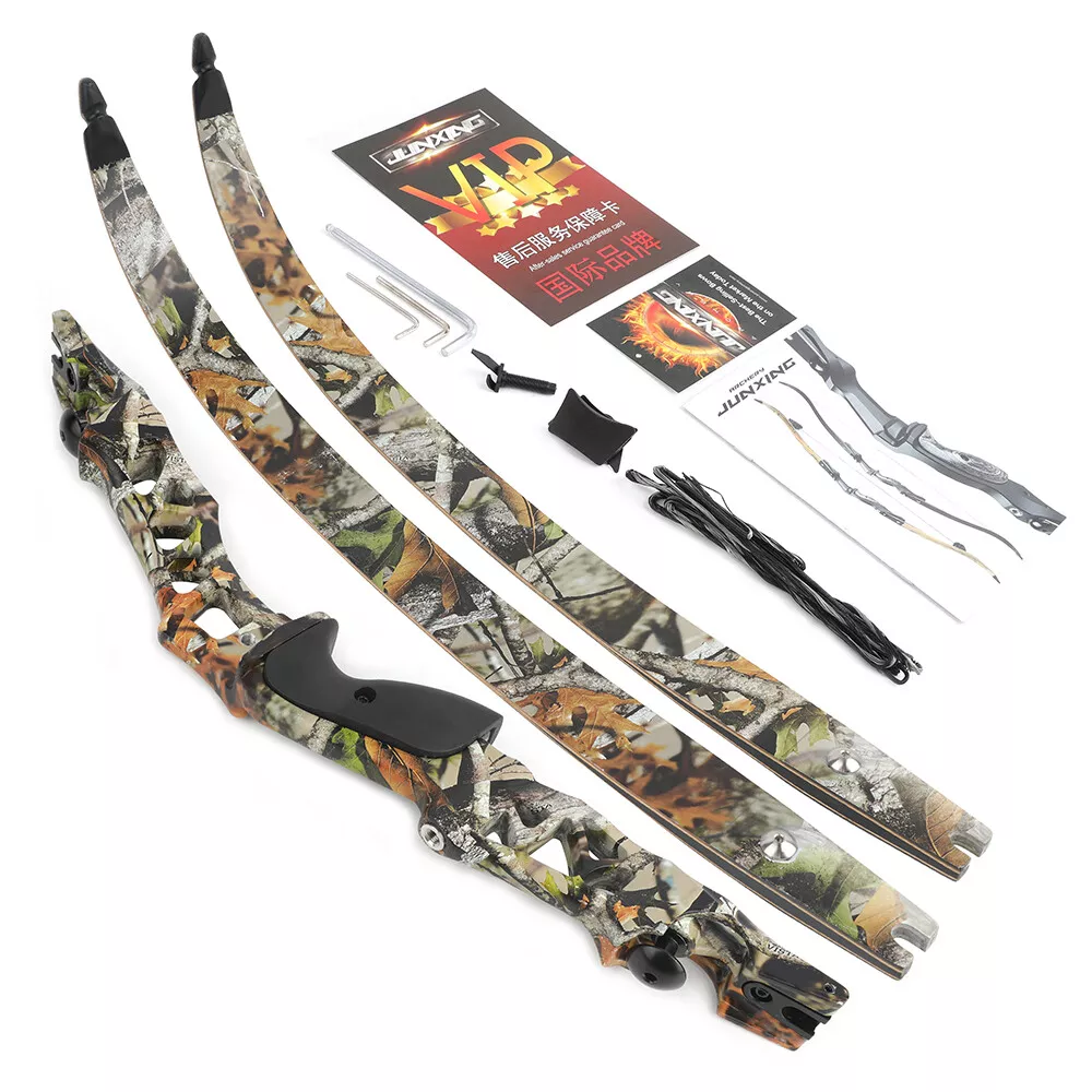JUNXING F166 Archery Recurve Bow  30-60lbs 21 Bow Riser