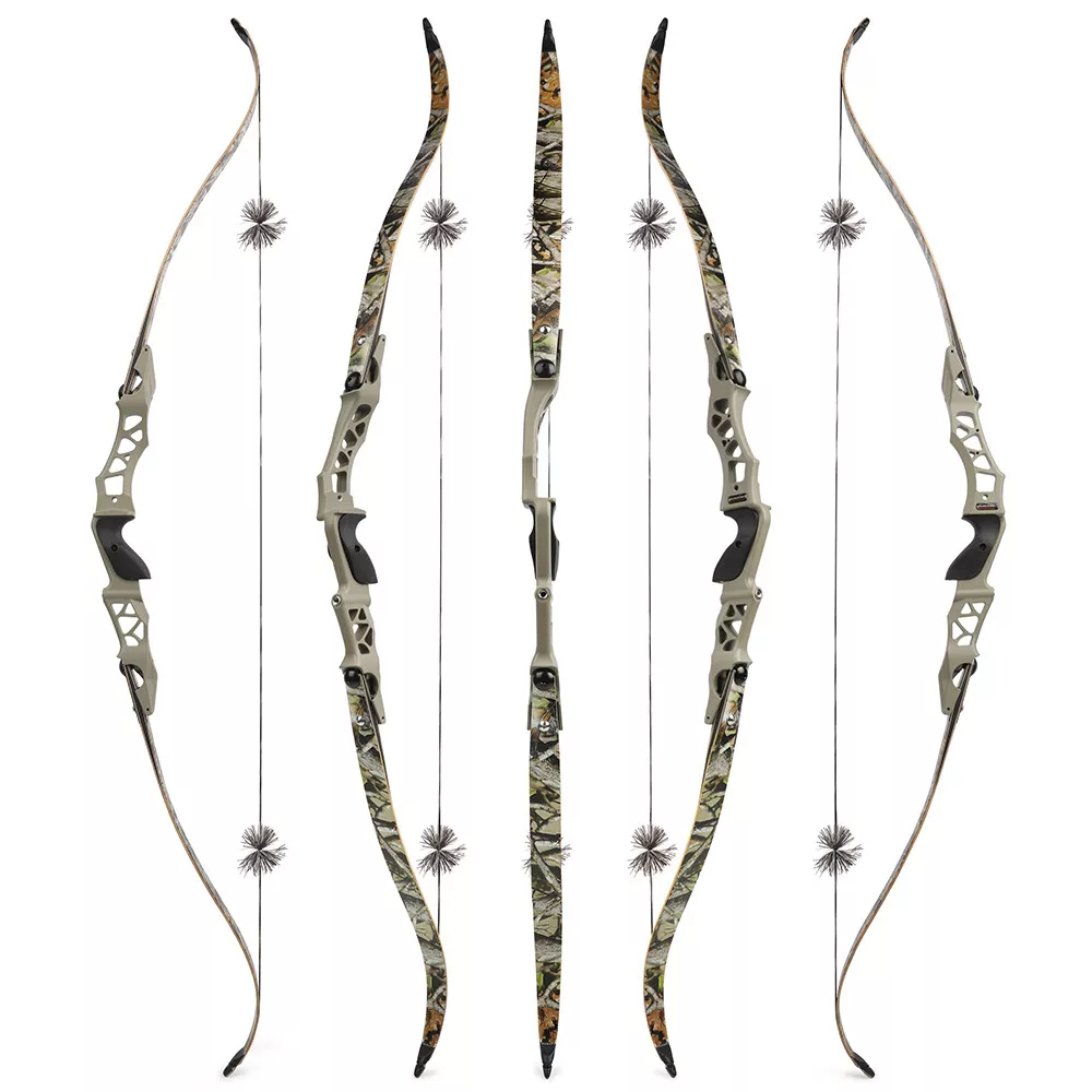 JUNXING F166 Archery Recurve Bow  30-60lbs 21 Bow Riser