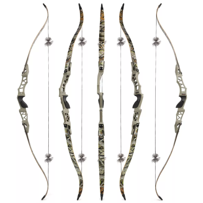 JUNXING F166 Archery Recurve Bow  30-60lbs 21 Bow Riser