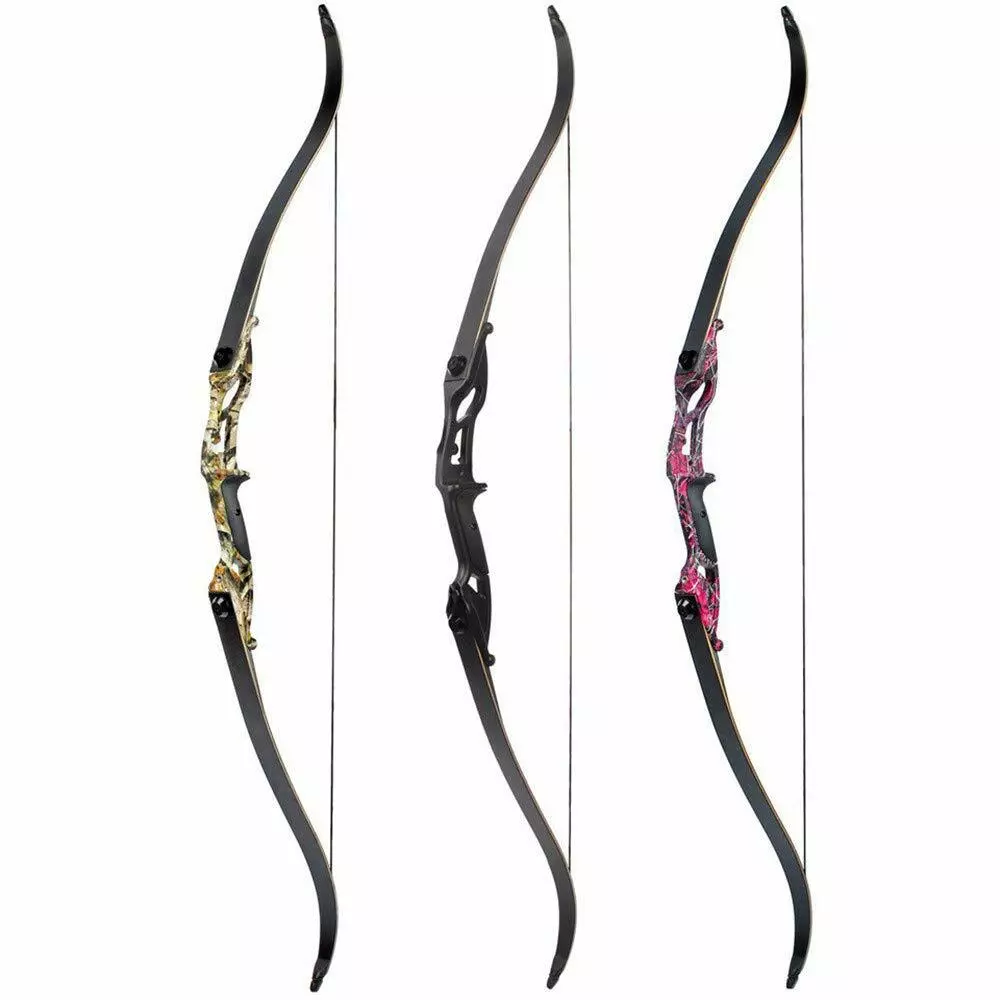 JUNXING F179 56"  Recurve Bow Arrows Kit 30-50lbs for Hunting 