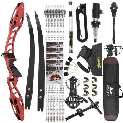 JUNXING H10 Archery F Takedown Recurve Bow 25-50LBS Set
