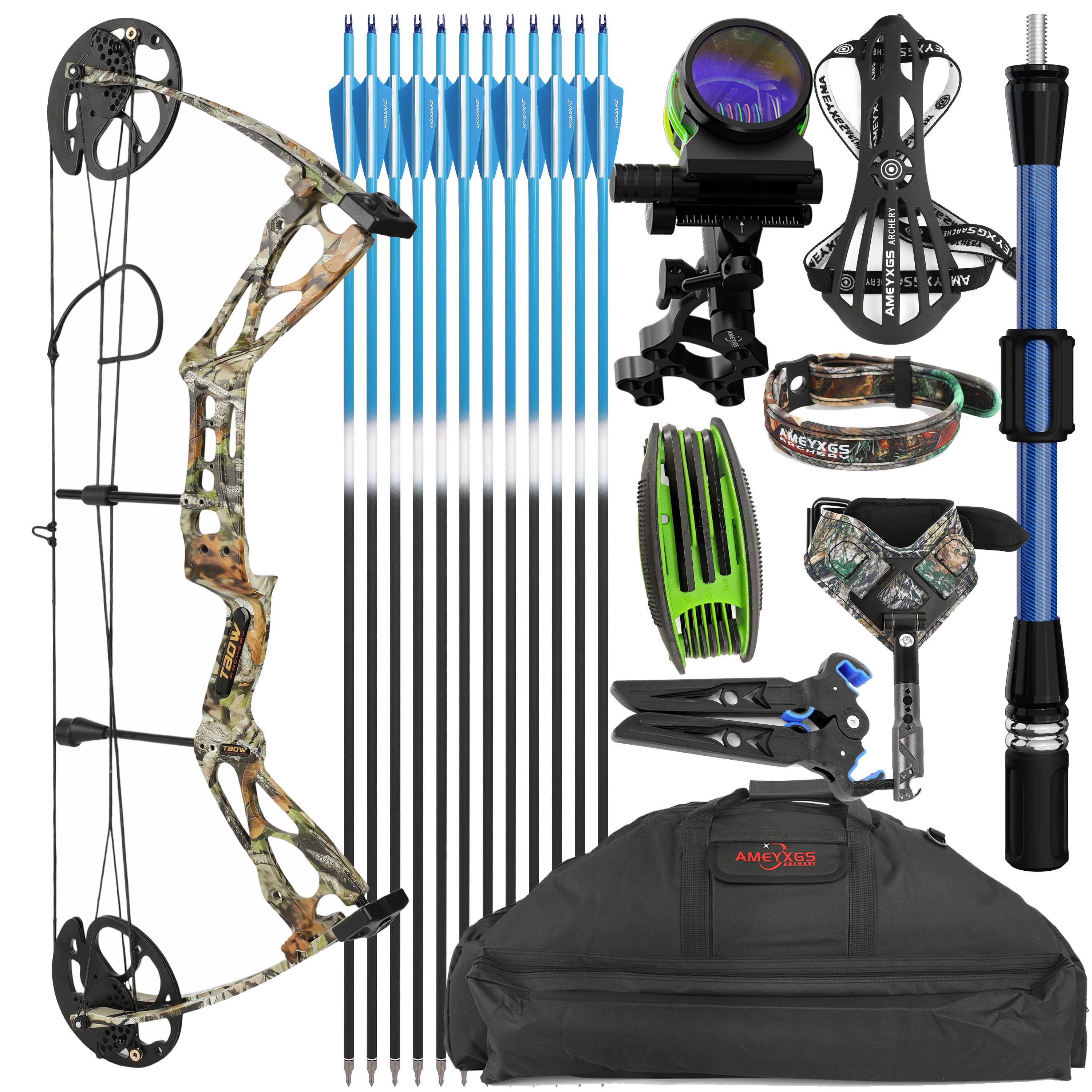 JUNXING M133 Hunting Compound Bow 0–70lbs Archery Shooting