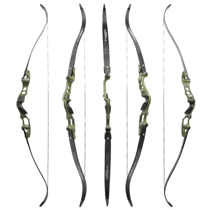 JUNXING TAOW 62" Takedown Recurve Bow ILF 19" Riser 210FPS 30-60lbs 