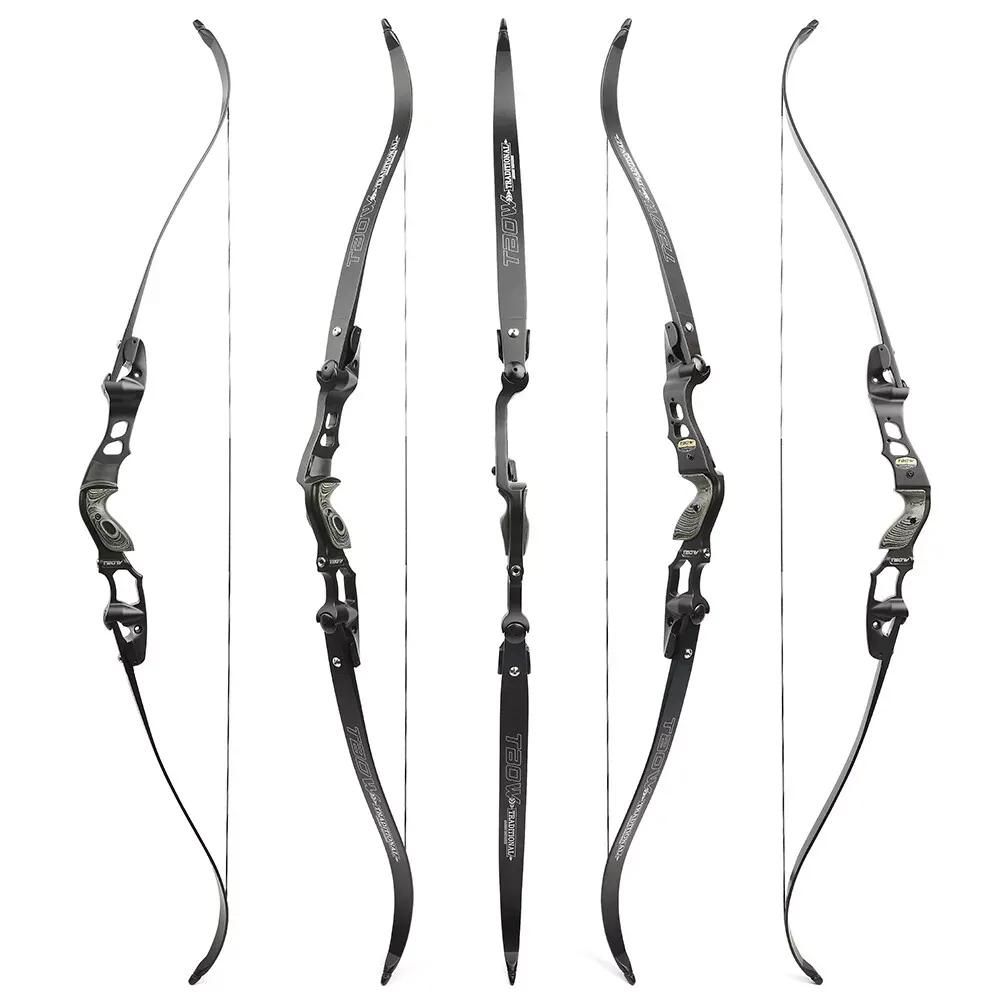 JUNXING TAOW 62" Takedown Recurve Bow ILF 19" Riser 210FPS 30-60lbs 