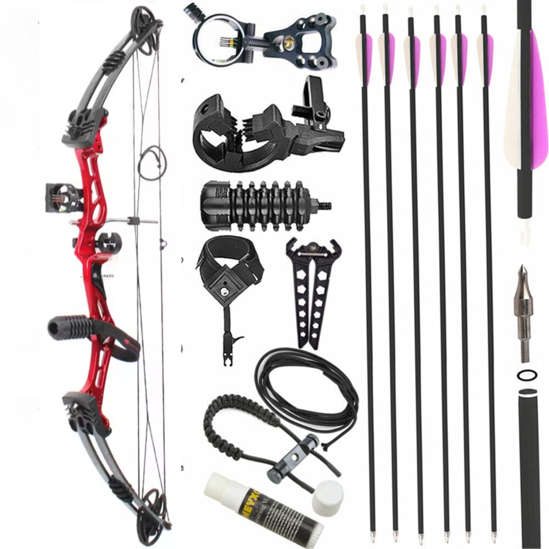 Junxing M107 35-55Ibs 270-310FPS CNC Compound Bow