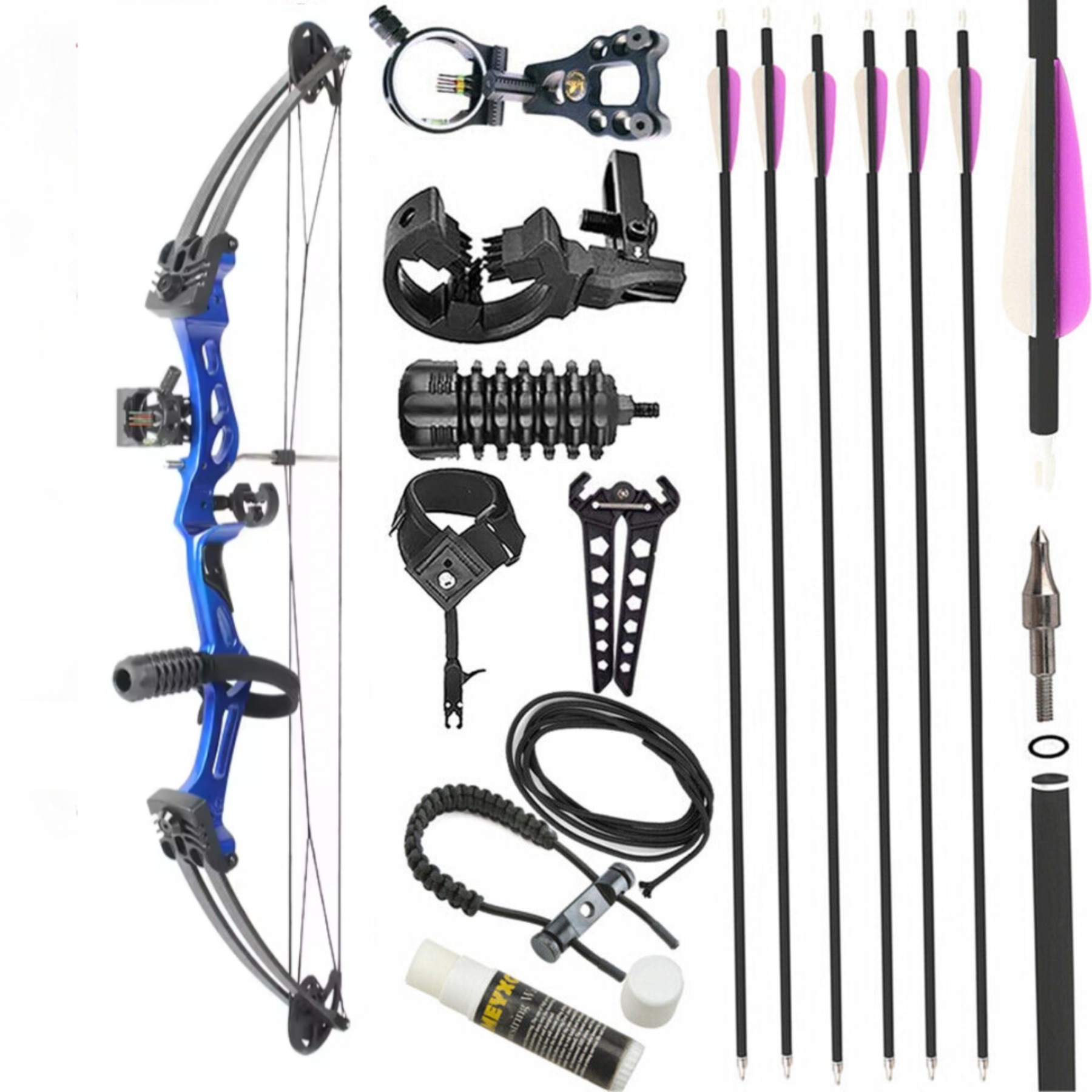 Junxing M107  35-55Ibs 270-310FPS CNC Compound Bow