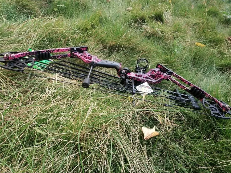 KAIMEI HAN Adjustable Compound Bow 30-60lbs – High-Speed 320fps Archery Set