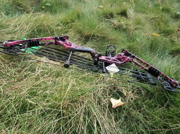 KAIMEI HAN Adjustable Compound Bow 30-60lbs – High-Speed 320fps Archery Set