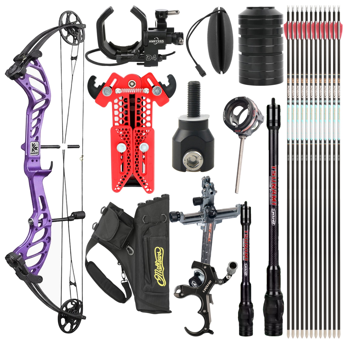 LWANO 29" Compound Bow 310 FPS | 15-30lbs Adjustable Hunting Bow