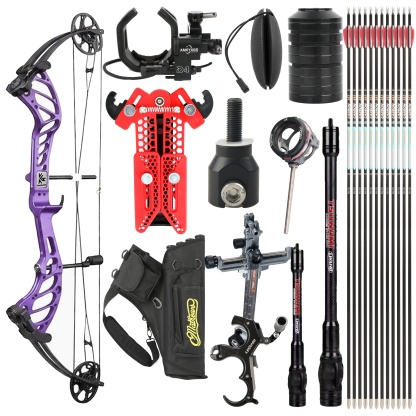 LWANO 29" Binary Cam Compound Bow 310 FPS Precision for Target Shooting