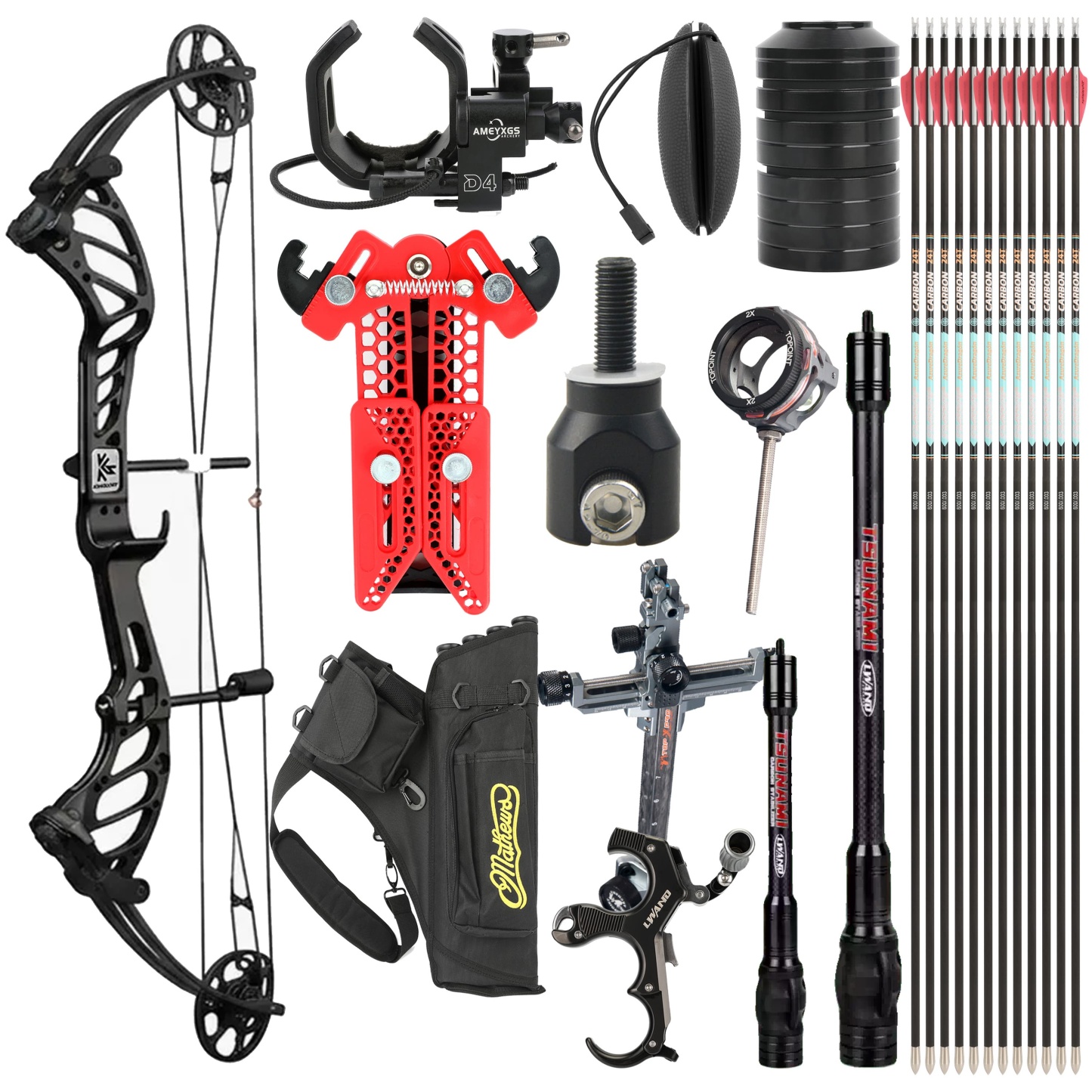 LWANO 29" Binary Cam Compound Bow 310 FPS Precision for Target Shooting