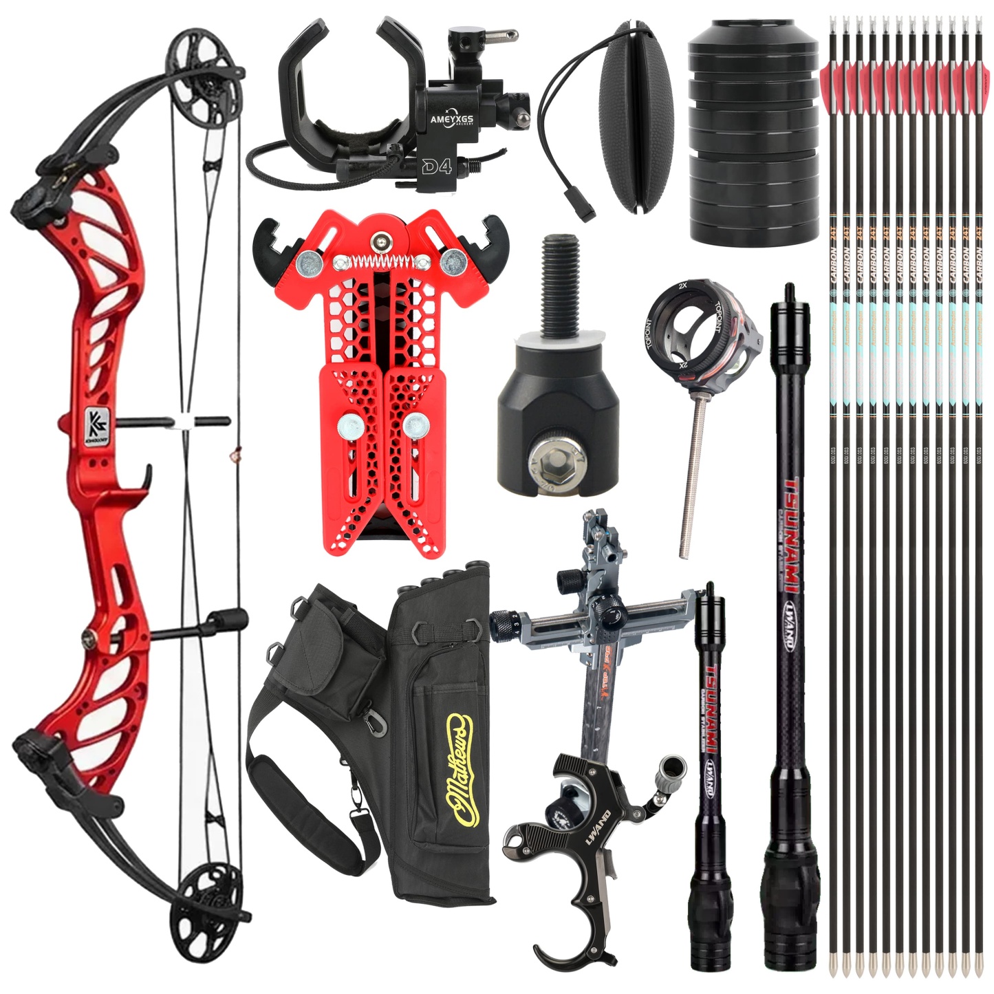 LWANO 29" Binary Cam Compound Bow 310 FPS Precision for Target Shooting