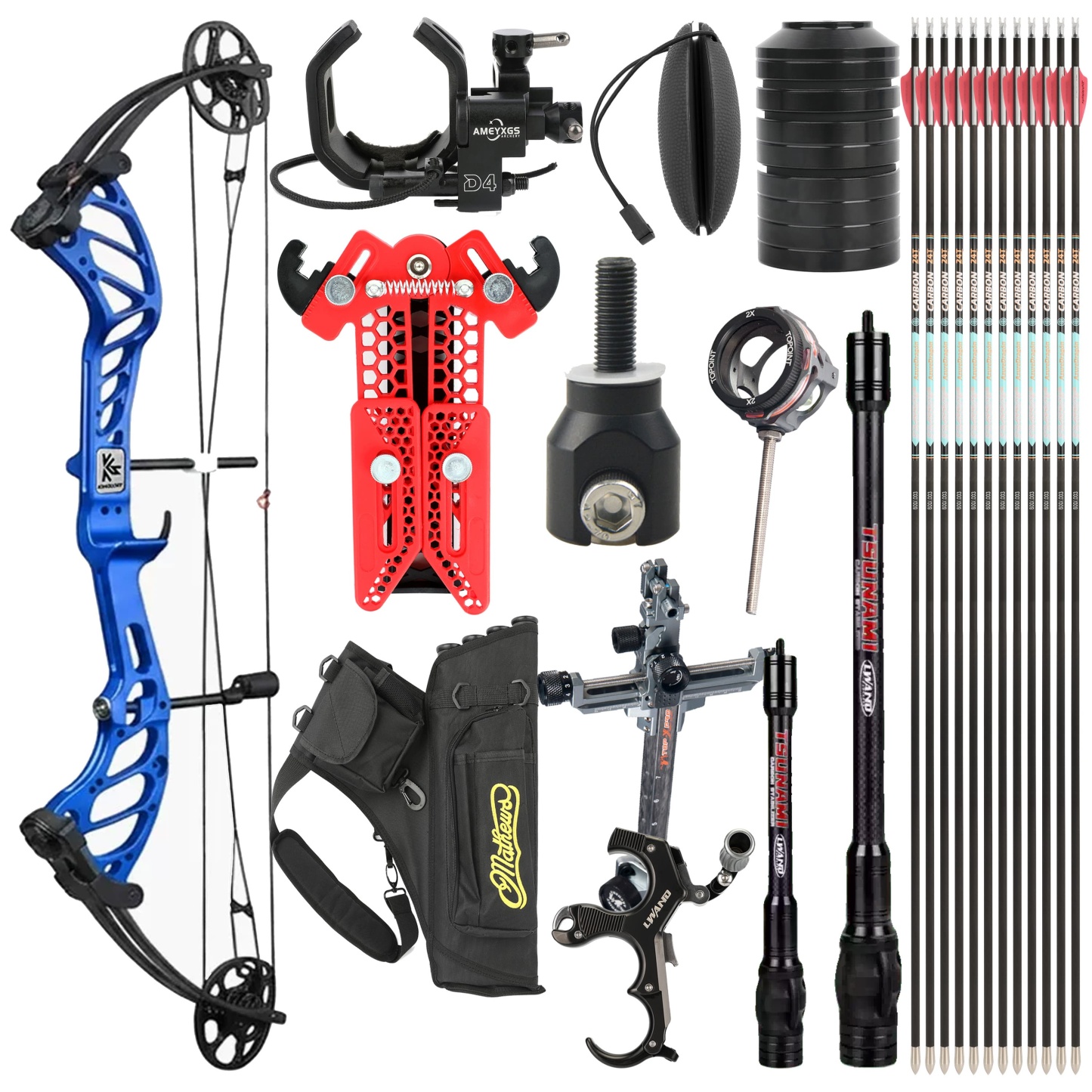LWANO 29" Binary Cam Compound Bow 310 FPS Precision for Target Shooting