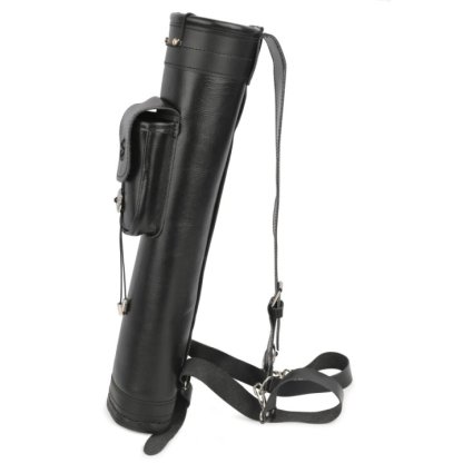 Genuine Leather Archery Arrow Quiver Back Holder for Outdoors
