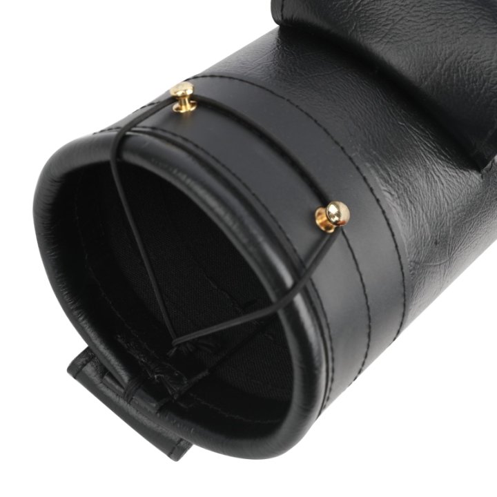 Genuine Leather Archery Arrow Quiver Back Holder for Outdoors