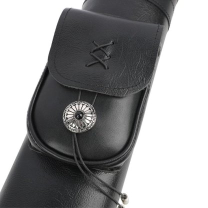 Genuine Leather Archery Arrow Quiver Back Holder for Outdoors