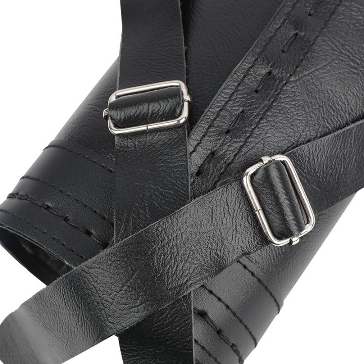 Genuine Leather Archery Arrow Quiver Back Holder for Outdoors