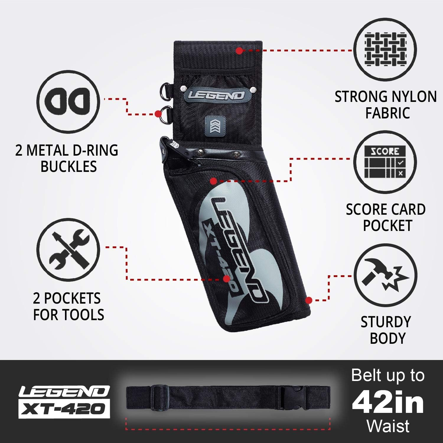 Legend Archery Field Quiver XT420