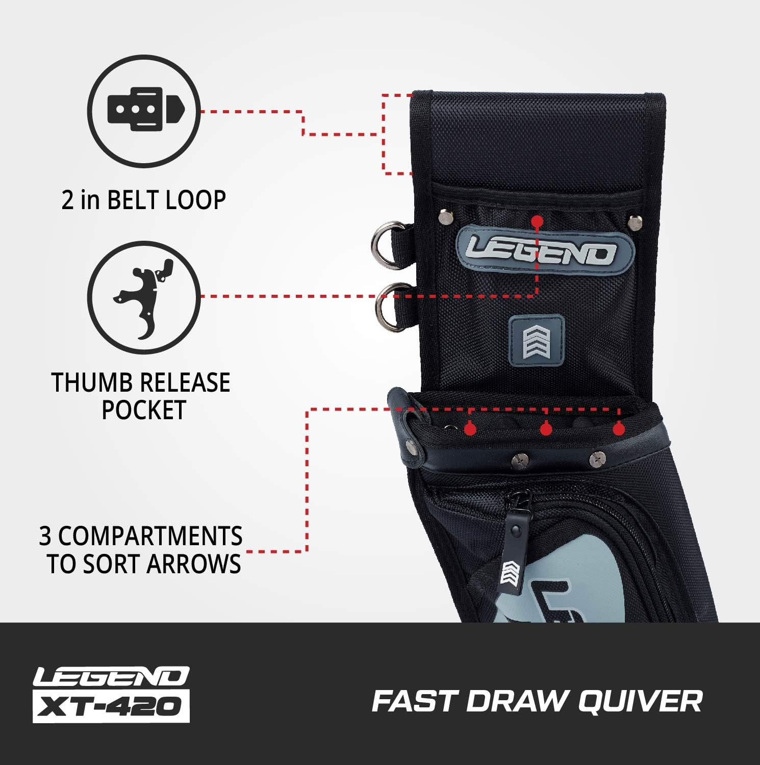 Legend Archery Field Quiver XT420