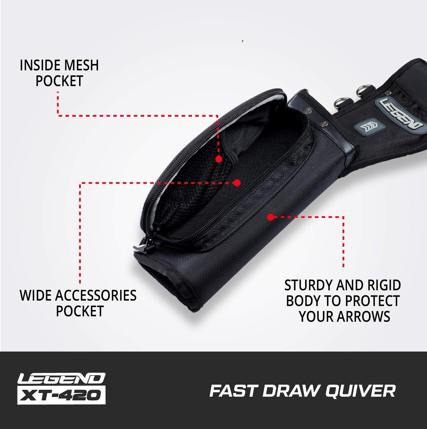 Legend Archery Field Quiver XT420