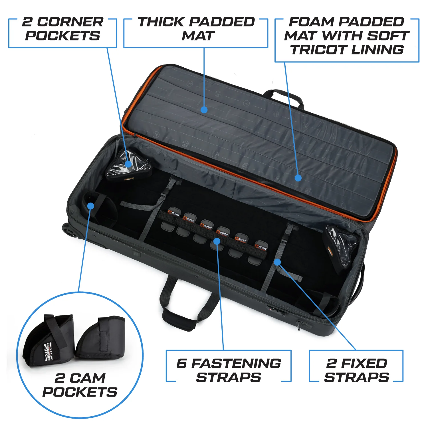 Legend Everest Compound Bow Case - Airline Approved (40 or 44in)