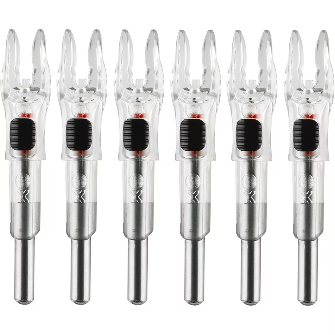 LED Lighted Arrow Nocks X/5.2 Arrow Nock 6PCS with H S GT Bushings