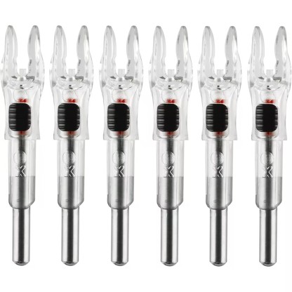 LED Lighted Arrow Nocks X/5.2 Arrow Nock 6PCS with H S GT Bushings