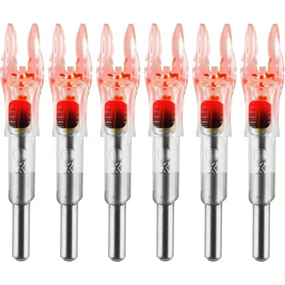 LED Lighted Arrow Nocks X/5.2 Arrow Nock 6PCS with H S GT Bushings