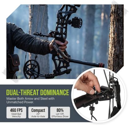 JUNXING M109EA Dual Use Compound Bow 40-70lbs Hunting Kit
