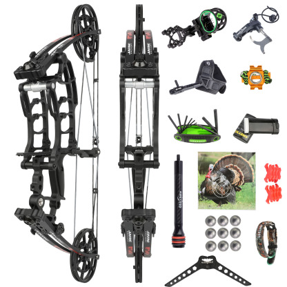 JUNXING Professional Compound Bow - Style A & Style B, Adjustable 40-70 lbs