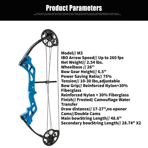 Topoint Archery M3 Compound Bow Set for kid Children