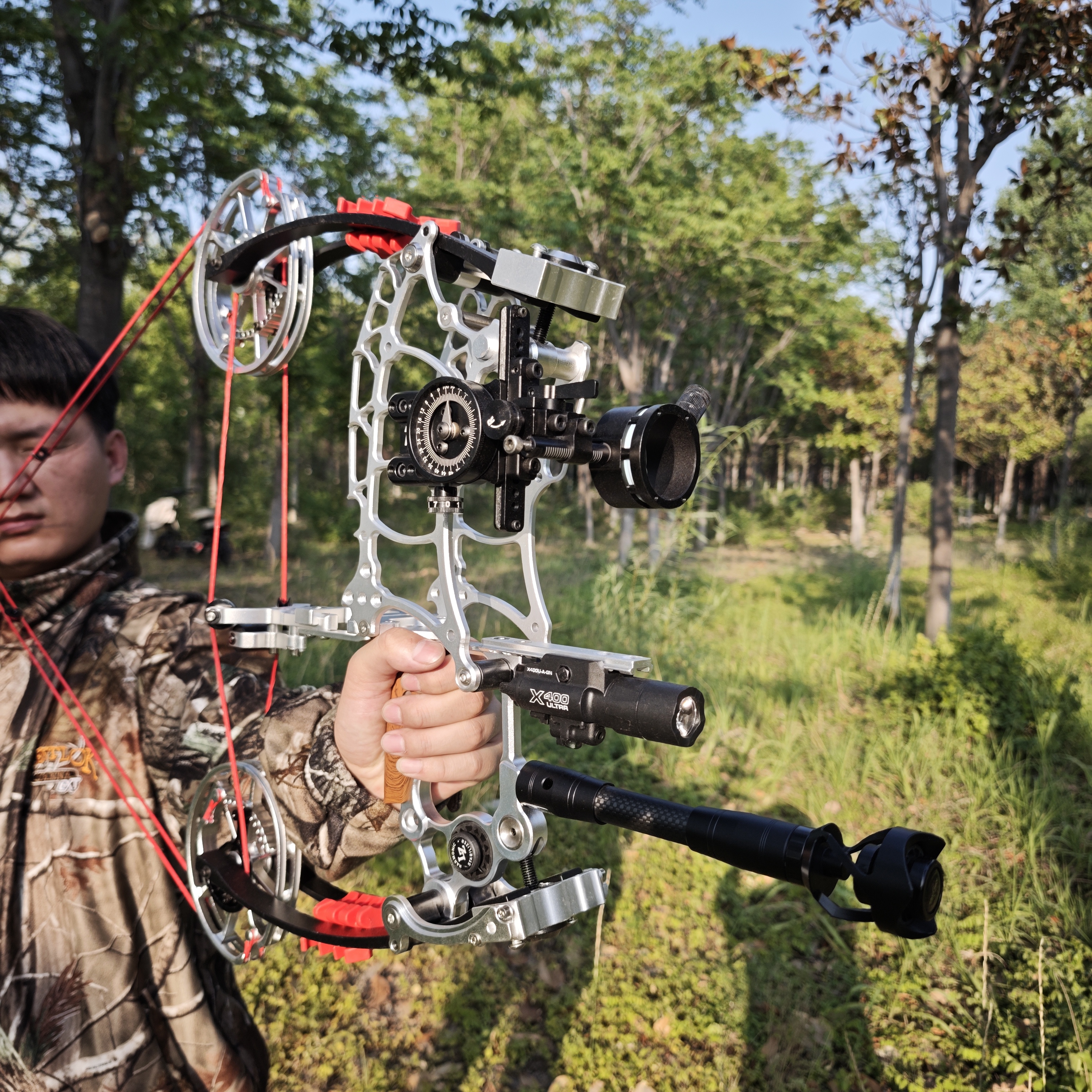 Nano Dual-Use Bow, 7075 Aviation Aluminum, 30-70 lbs, 420 FPS