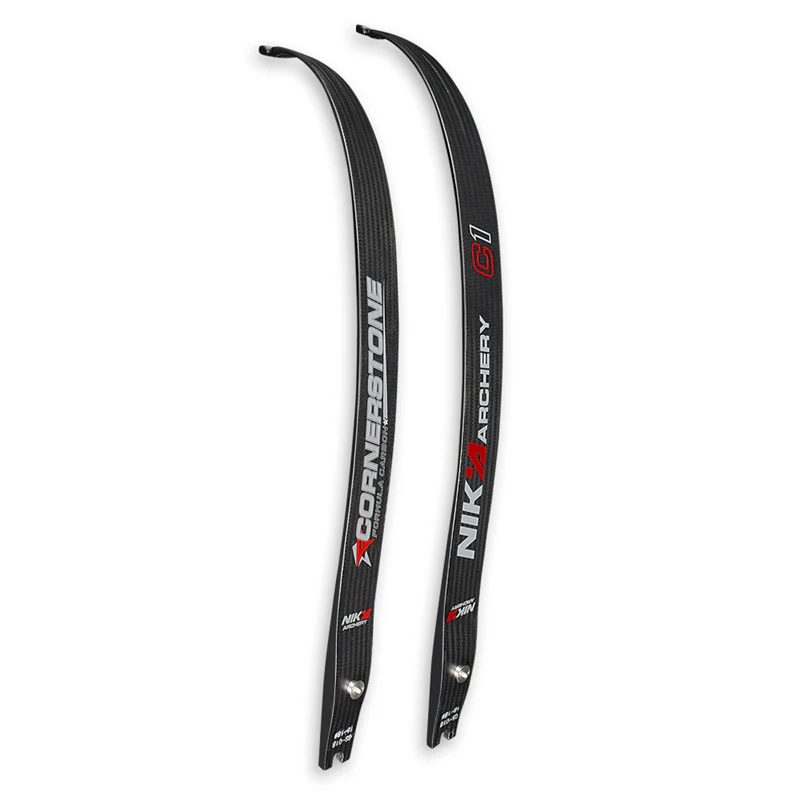 NIKA Archery C1 Limb 68@25H Carbon Fiber Recurve Bow ILF Limb