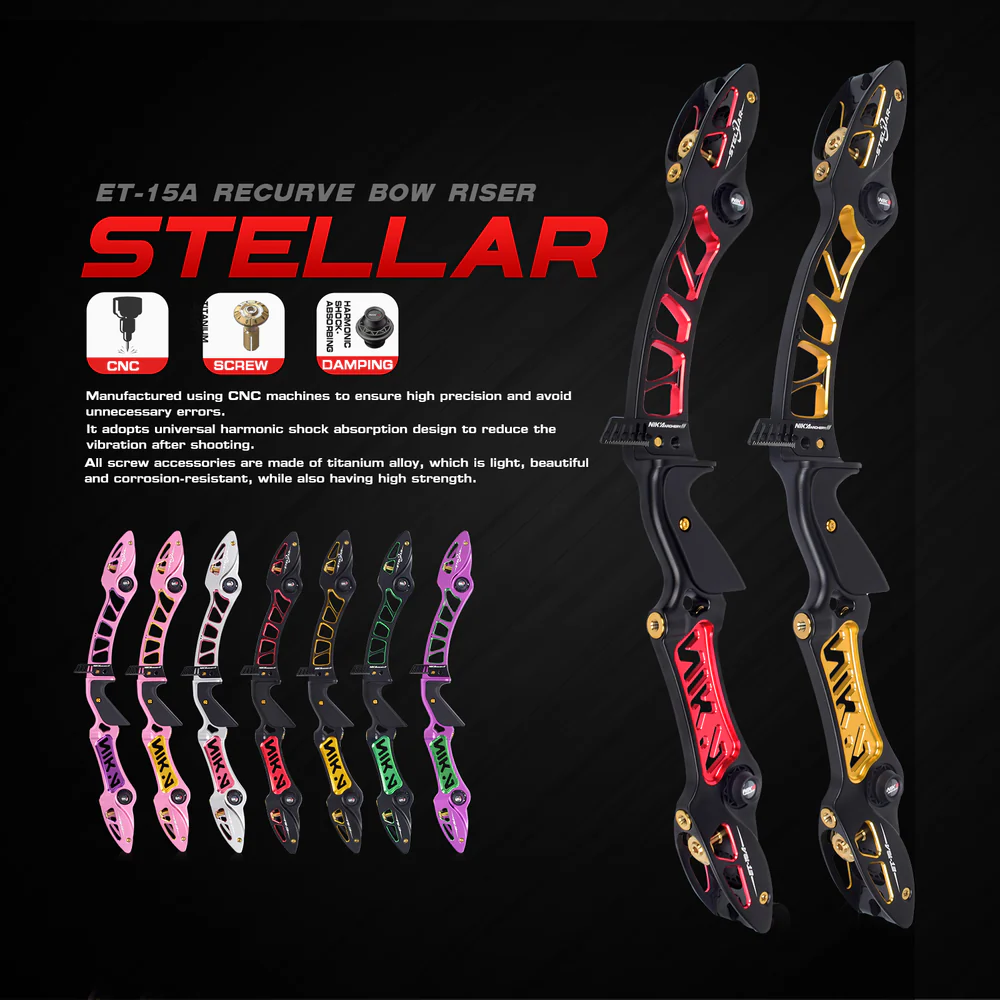 NIKA Archery ET-15A Stellar 25inch ILF Recurve Riser