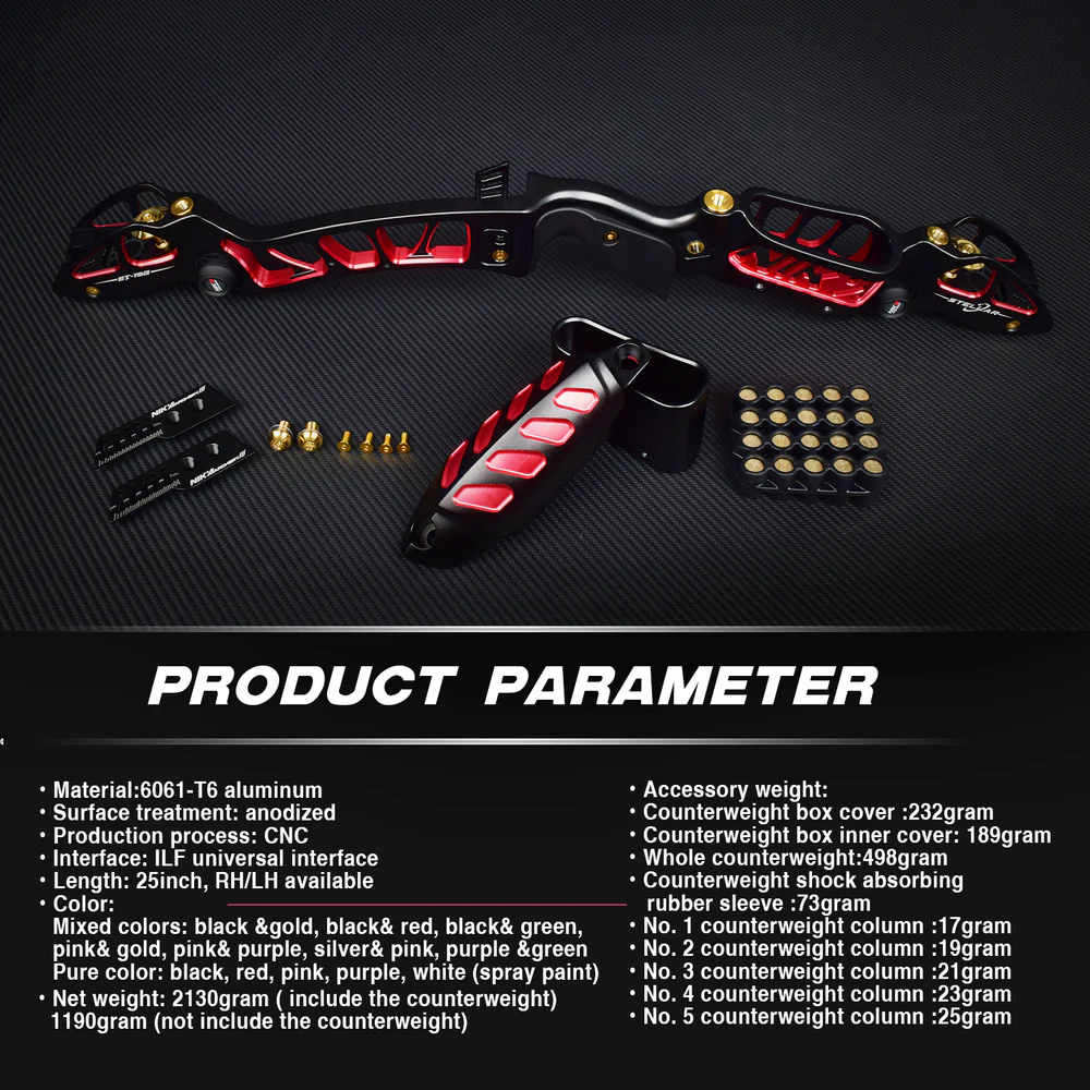 NIKA Archery ET-15B Stellar Barebow Riser