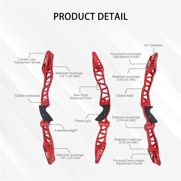 NIKA ET-12 Proceed 25inch ILF Recurve Riser