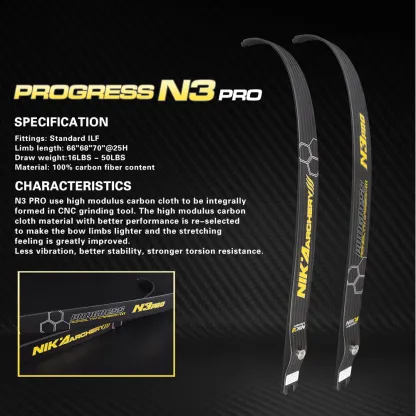 NIKA N3 PRO Limbs 100% Carbon Fiber Limb