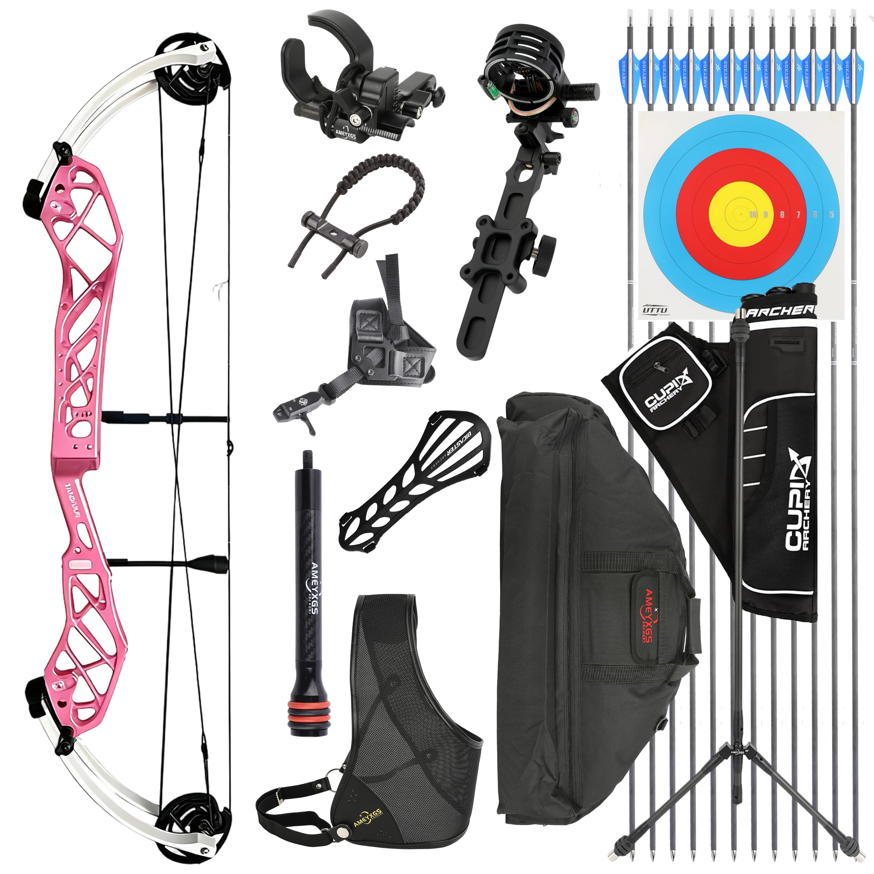 PANDARUS Archery Compound Bow Shooting 50-60LBS RH 