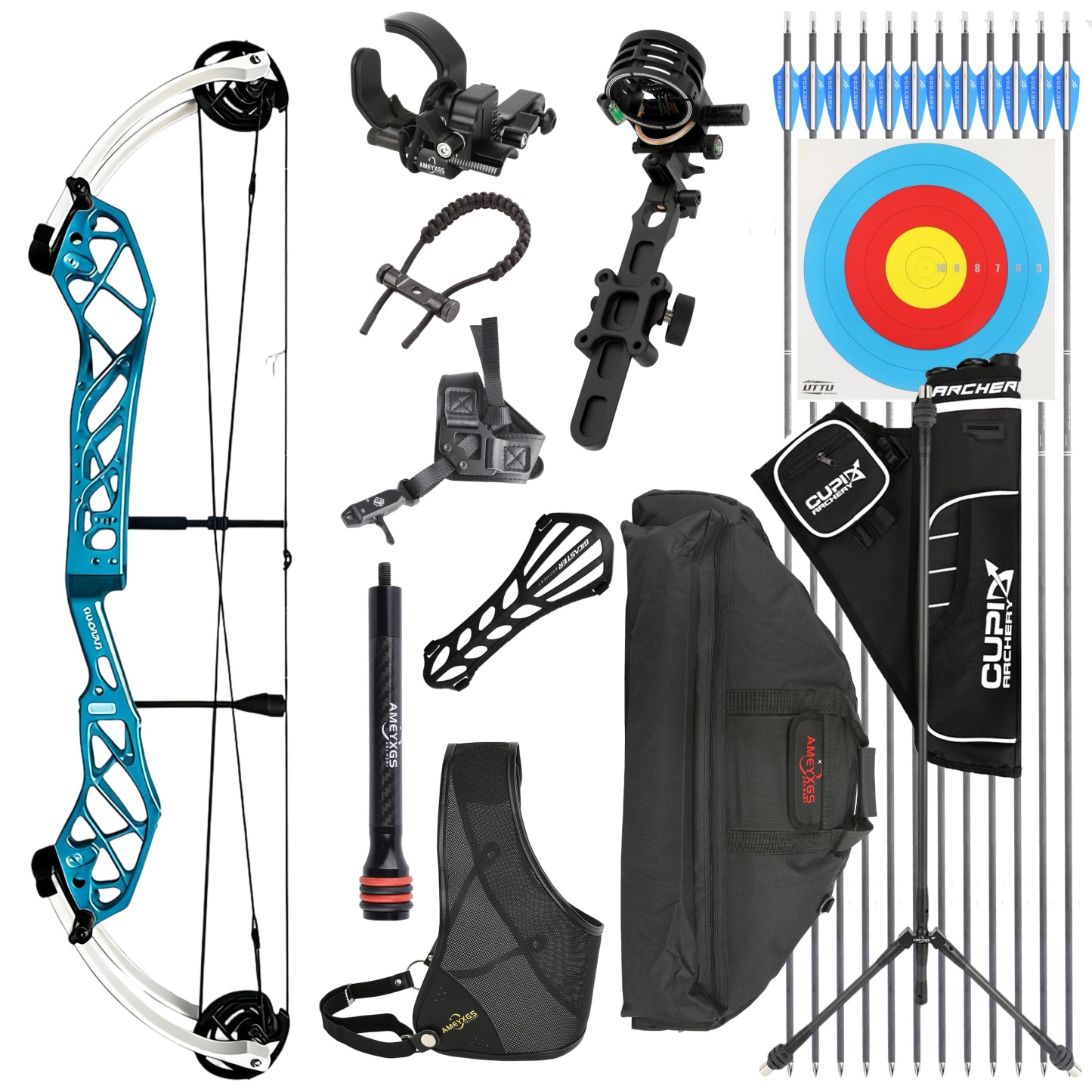 PANDARUS Archery Compound Bow Shooting 50-60LBS RH 