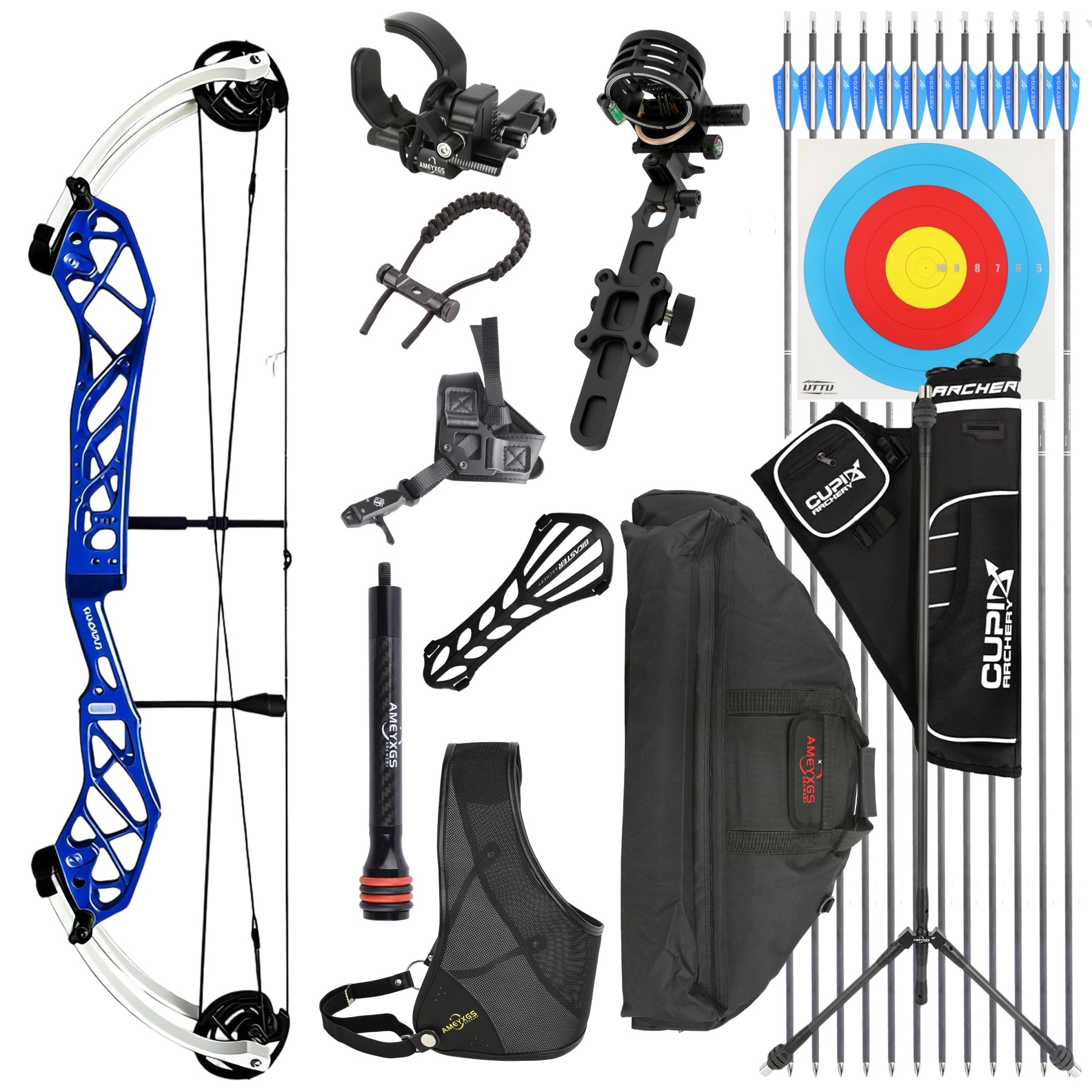 PANDARUS Archery Compound Bow Shooting 50-60LBS RH 