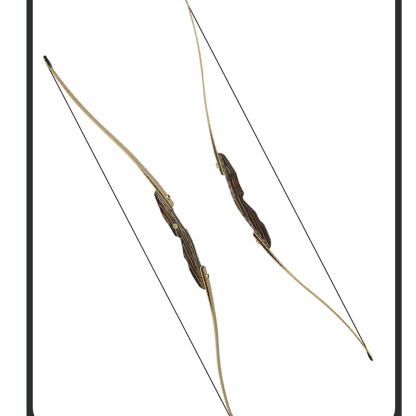 Traditional Longbow 20-50lbs Archery Hunting Bow Arrow Set