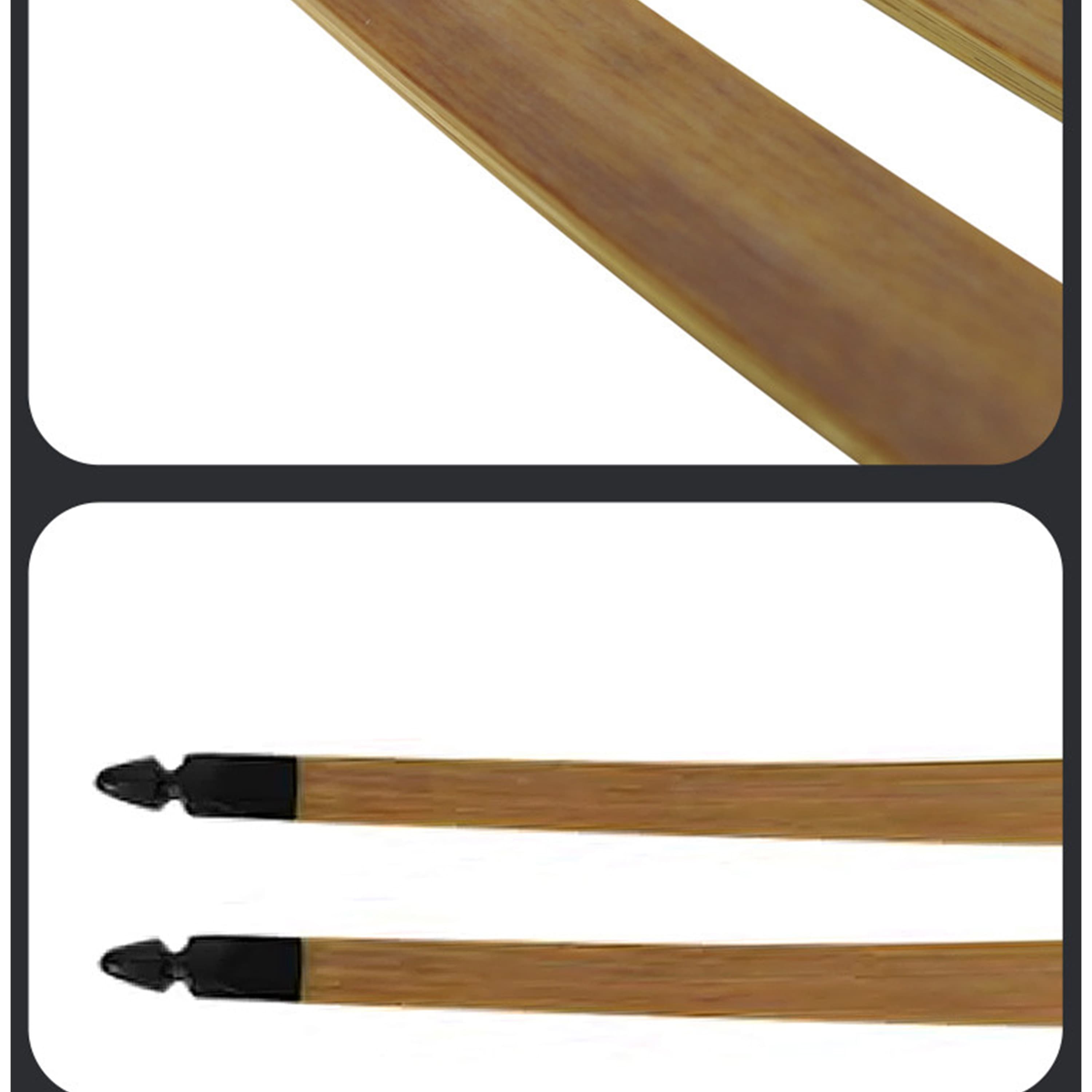 Traditional Longbow 20-50lbs Archery Hunting Bow Arrow Set