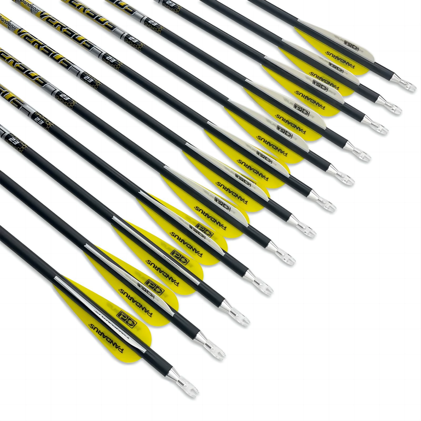 Pandarus VERSUS 23 8mm Pure Carbon Arrows (12pcs)