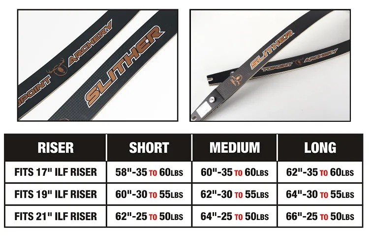 Topoint Archery Slither Recurve Bow Set